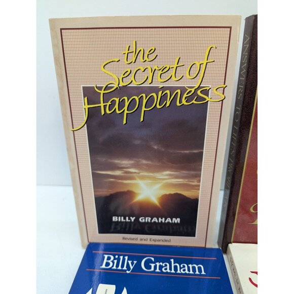 Billy Graham Paperback Books Lot of 5 Read Description for Titles - Picture 2 of 8